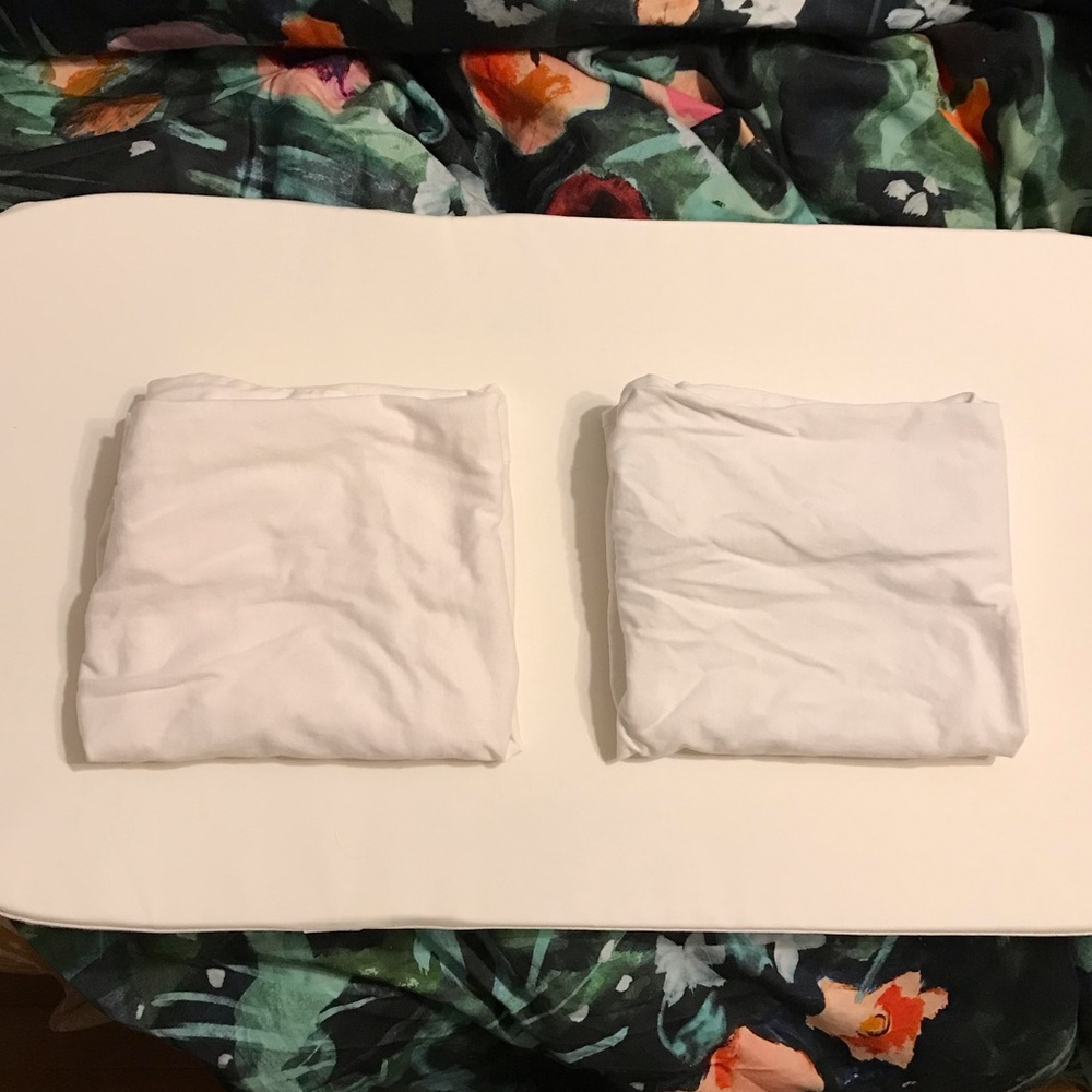 SNOO Bassinet Sheets, White, Set of 2